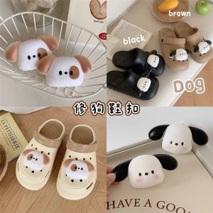 Adorable Detachable Clog Shoe Buckle 3D Cartoon Design DIY Decorative Shoe Accessory for Crocs Hole Shoes Summer 2024