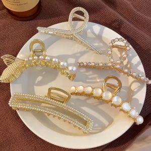 กิ๊บติดผมสตรีสไตล์เกาหลีฤดูร้อน 2023 ใหม่ กิ๊ฟหนีบผมไฮโซ กิ๊บหนีบผมหรูๆ