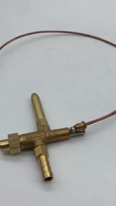 วาล์วแก๊สทองเหลืองแรงดันต่ำสำหรับแคมป์ปิ้ง วาล์วป้องกันการดับ LPG ชุดประกอบ