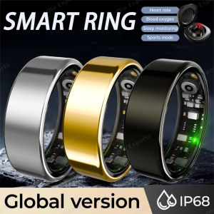 2025 Smart Ring Heart Rate Blood Oxygen Monitor Saturation Sleep Distance Calories IP68 Waterproof Multi-sport Modes Smartring