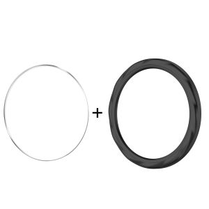 Miếng Dán Màn Hình Kính Cường Lực HD Viền Kim Loại Dành Cho Xiaomi Watch S3/4 Phụ Kiện Vỏ Đồng Hồ Thép Không Gỉ