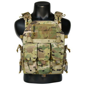 UNIONTAC hot sale tactical vest ballistic armor gear outdoor plate carrier vest laser cutting molle system with magazine pouch survival kits