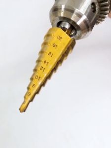 Mata Bor Pagoda Baja Spiral 4-22mm / HSS Steel Titanium Coated Mata Bor Pagoda Besi Kerucut Cone Drill Hole Saw