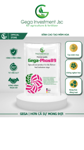 Phân bón Lân hữu hiệu 2 Chiều PHOS89 GEGA Phân Hóa Mầm Hoa Tạo Mầm Chống Nghẹn Hoa Bung Đồng Loạt gói 1kg