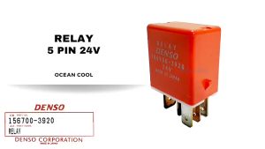 รีเลย์ รถยนต์ 5 ขา 24 โวลต์ RLY0015 DENSO 156700-3920 RELAY 5 PIN 24V 8F 05