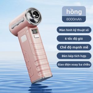 Quạt Thổi Không Chổi Than Sạc Lại Được 450000 Vòng/phút Với 3 Đầu Phun Khí Nén Để Loại Bỏ Bụi Và Làm Sạch