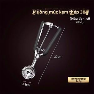 MADASHUAI | Muỗng H múc Kem và Trái Cây bằng Thép Không Gỉ 304