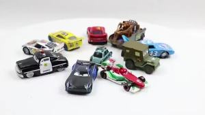 (Ready to Ship) Pixar Cars 2 3 Lightning McQueen Mater Jackson Storm Ramirez 1:55 Die Cast Vehicle Metal Alloy Kids Toy Gift