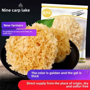 Non-Sulfured Large White Silver Ear Mushroom Dry Goods from Fujian Province Ningde City JiuLíLake Brand Health Food Supplement