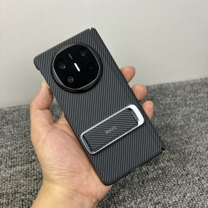 Huawei MateX6 Carbon Fiber Texture Protective Case X6 Limited Edition Business Simple Lightweight Men Shell Anti-Fall High-End Sense Integrated Wristband Stand