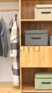 KIYO Tempat Penyimpanan 2in1 Serbaguna Box Penyimpan Pakaian Serbaguna Storage Box Organizer Baju Kotak Mainan Anak Portable