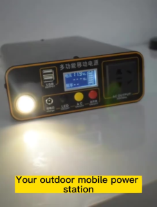 MEI DIAN Power Station 300W Portable Multifunctional Solar Power Station 96000mAh Large Capacity Generator