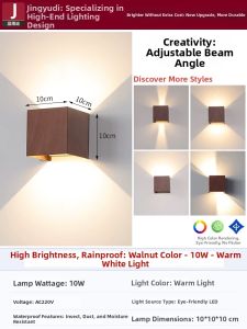 JINGYUDI | Outdoor Waterproof Wall Light for Villa Patio Garden  Electrical Installation