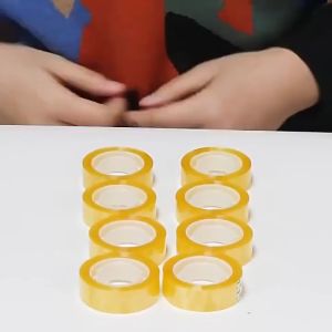 12Pcs/Pack S&D 1/2 Inch Transparent Tape: A Must-Have for Students & Office Workers