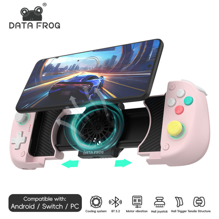 DATA FROG X3 Wireless Controller with Hall Joystick Trigger for Android ...