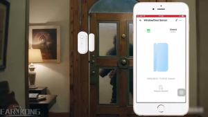 Zigbee Door Window Sensor Open Closed Detector EweLink APP Control Smart Home Security Alarm Support Alexa Work With Gateway