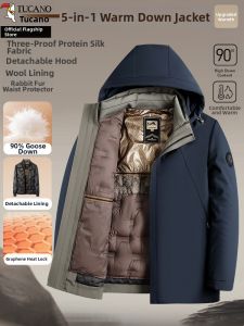 TUCANO | Mens Elderly Warmth Down Jacket Detachable Lining