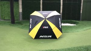 รวมร่มกอล์ฟ PGM สีฟ้า/สีดำ/สีดำเหลือง/สีดำเทา (YS001-YS002-YS003-YS004) PGM golf umbrella
