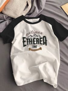 Áo Thun Cotton Tay Ngắn Dáng Rộng Cho Nam Mùa Hè Thường Ngày in Họa Tiết Sọc Phong Cách Mỹ Thời Trang Thoải Mái Thoáng Khí