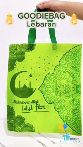 isi 12 goodie bag idul fitri JUMBO Grosir / tas souvenir lebaran tas hampers / tas bingkisan lebaran