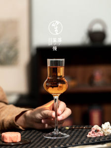 Lusheng Glass Tea Cup Small Wine Cup Personal Office High End Green Tea Drinking Japanese Style Men Women Tea Set Utensils