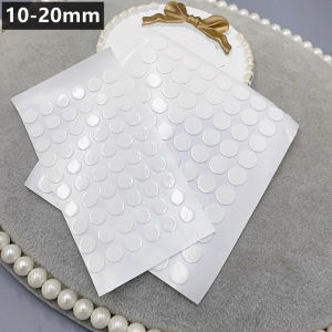 10/15/20mm Adhesive Double Sided Tape Stickers Removable Round Sticky Tack No Trace Small Stickers for Festival Decoration