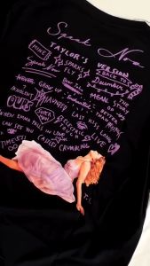 MASID Distro T-Shirt KAOS BAJU -TAYLOR SWIFT SHIRT - SPEAK NOW ALBUM DOODLE BY PRINTZONEPH- DEPAN BELAKANGDISTRO BAJU 100% cotton