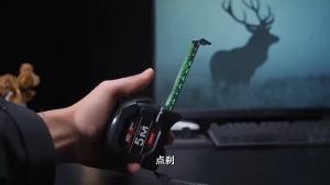 TASKTOOL 5M/7.5M/10M Measuring Tape Self Locking Stainless Steel Tape Measure High Precision Wear Resistant Fluorescent Distance Measurement Tape