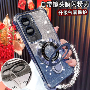 Ultra-Thin Magnetic Absorption Silicone Phone Case for Huawei Honor X50i with Airbag Shockproof Luxury Fashion Creative Design