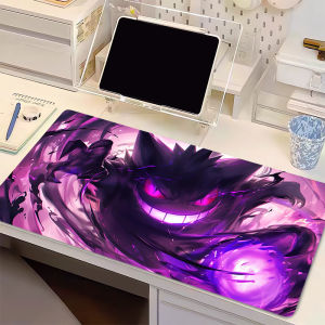 Bandai | Anime Computer Mouse Pad P-Pokemon Gengar Gamer Office Laptop MousePads Gaming Mousepad Soft Desk MausePad Keyboard Mouse Carpet