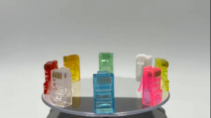 หัวเเลน CAT6 Modular Plug RJ45 CAT6 8P หัวเเลนตัวผู้ เเพ็ค 10ตัว / 20ตัว / 50ตัว / 100 ตัว