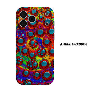 BILIBILI | Rainbow Bubble Phone Case for iPhone 18 17 16 15 14 13 12 11 Air Pro Max Plus Double-layer Cover