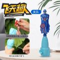 Anime Spiderman Bamboo Dragonfly Flying Toy Iron Man Captain Rotating String Flying Toys Outdoor Toy for Boys Children Gift. 