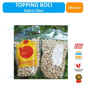Toping Boci CUANKI TAHU - Tahu kering dengan isian aci (harus di rebus)