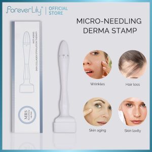 Ready Stock: Foreverlily Adjustable 140 Pins Micro-needling Derma Stamp Roller