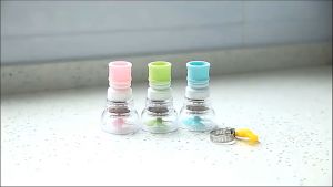 หัวต่อกันน้ำกระเด็น 360 องศา หัวกรองน้ำแบบ ยืดได้ หดได้ สายยางที่ต่อจากก๊อกสามารถปรับทิศทางได้ทั่ว ช่วยกรองสิ่งสกปรก มี 3 สี หัวต่อก๊อกกรองน้ำ