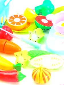 ชุดเล่นครัว สำหรับเด็ก อาหาร ผลไม้ และบ้านเด็ก