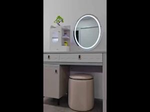 [PerabotRumah] 𝙁𝙍𝙀𝙀 𝙄𝙉𝙎𝙏𝘼𝙇𝙇 𝙁𝙍𝙀𝙀 𝘿𝙀𝙇𝙄𝙑𝙀𝙍𝙔 Dreesing Table with Sensor Touch Led + Makeup Stool