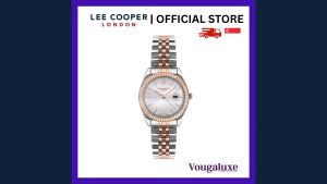 LEE COOPER OFFICIAL Women Metal Band Silver / Rose Gold Watch Water Resistant Affordable Branded Timepiece (2 Years Warranty) LC07326.530