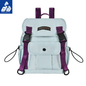 Mini Doughnut Double Shoulder Bag Crossbody Handbag Camera Bag for Men And Women Sweet College Style Soft Nylon Material