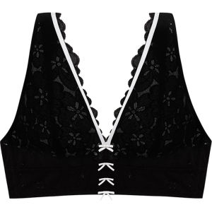 Miss Curiosity | Non Underwire Lightweight Bra Set with Lace
