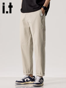 izzue | Loose Breathable Straight-cut Ankle Pants for Men