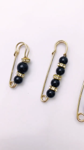 Peniti Celana Jeans Baju Hijab Motif Mutiara Peniti Pengait Pengecil Lingkar Pinggang Celana SPM