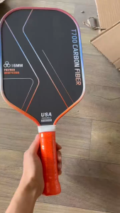 T700 Carbon Fiber pickleball paddlesCloth Pattern Matte Surface 16mm Honeycomb Core Increase Fric