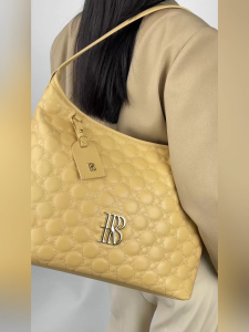 Royal Bagger Genuine Cow Leather Quilted Tote Bag for Women Large Capacity Handbag Fashion Shoulder Underarm Purse 3269