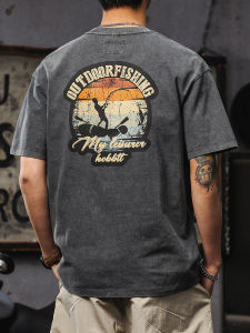 Aged Washed Cotton T-Shirt