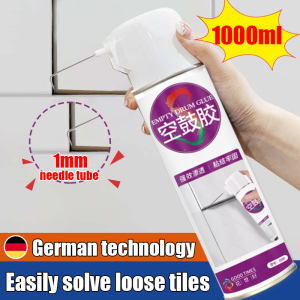 High capacity🔥Tiles Adhesive Glue Tile Glue Strong Adhesive 1000ML For Tile Hollow Drum Ceramic Tile Gap Filler And Repair Floor Tile Hollow Drum Glue Ceramic Tile Hollowing Repair Tiles Glue Repair Floor Tiles Grout Sealant With Tool