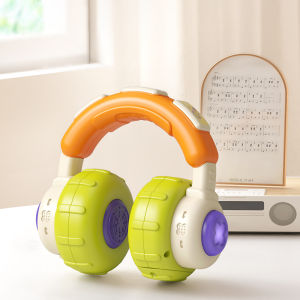 Baby Musical Toy 6-12 Month Infant Pretend Headphone Activity Toy Light Sound Toddler Montessori Sensory Development Kids Gifts