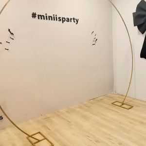 MINIIS PARTY Semicircular Arch Stand Balloon Arch Stand Wedding Arch Gerbang Perkahwinan Wedding Stand Circle Arch 半圆形拱门