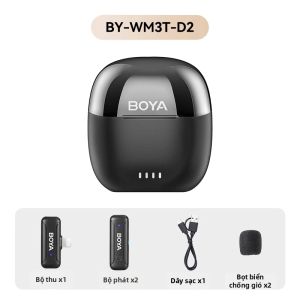 Boya | Micrô Condenser Kẹp Không Dây Mini